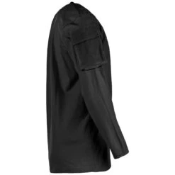 MFH US Long Sleeved T-Shirt With Sleeve Pockets Black -Condo Clothing Shop 00123 Black 03