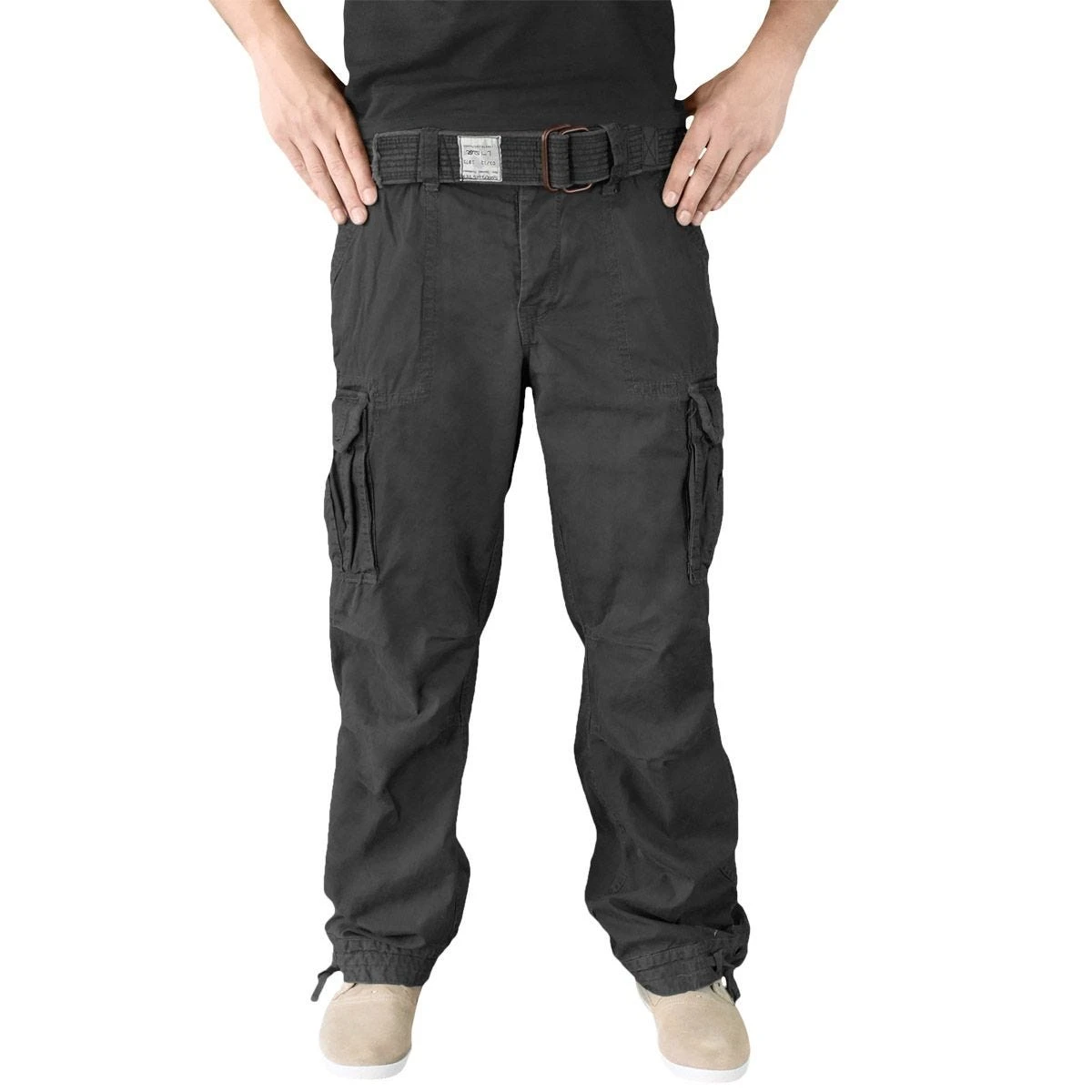 Surplus Premium Vintage Trousers Black 3 Surplus Premium Vintage Trousers Black - Image 3