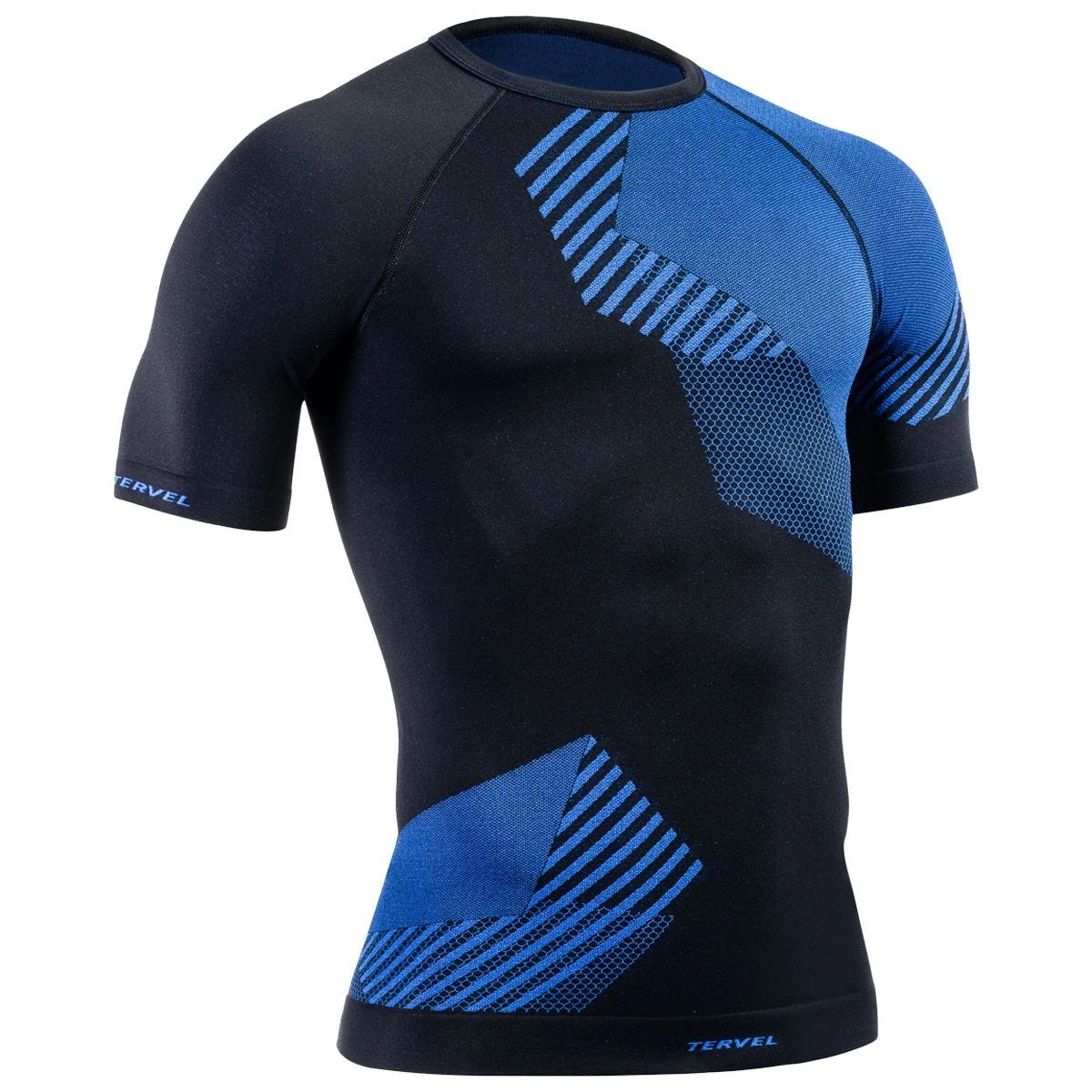 Tervel Optiline Shirt Short Sleeve Black/Blue 1 Tervel Optiline Shirt Short Sleeve Black/Blue