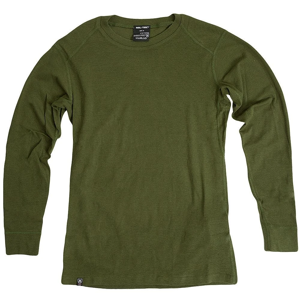 Mil-Tec Undershirt Long Sleeve Olive 1 Mil-Tec Undershirt Long Sleeve Olive