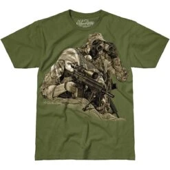 7.62 Design Lightning's Hand T-Shirt Military Green