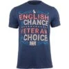 7.62 Design Veteran By Choice English T-Shirt Indigo Blue