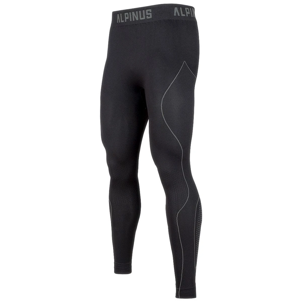Alpinus Men Active Base Layer Leggings Black-Gray 1 Alpinus Men Active Base Layer Leggings Black-Gray