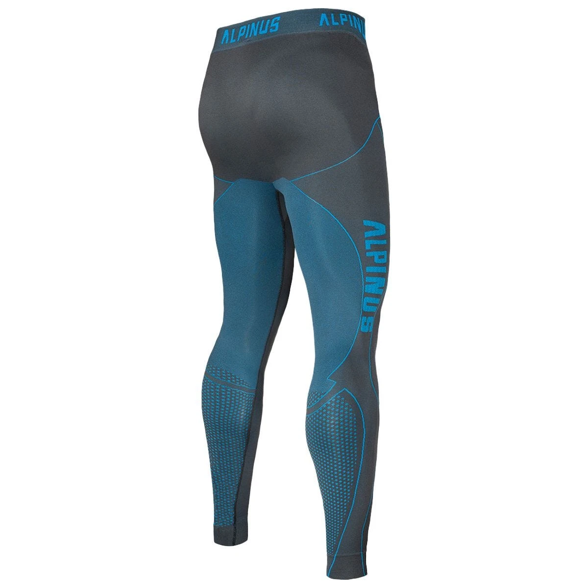 Alpinus Men Active Base Layer Leggings Gray 2 Alpinus Men Active Base Layer Leggings Gray - Image 2