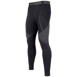 Alpinus Men Tactical Base Layer Leggings Black-Gray
