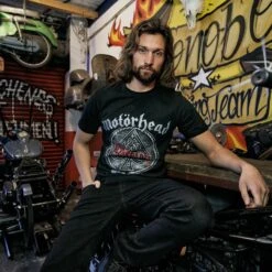 Brandit Motörhead T-Shirt Ace Of Spade Black 5 Brandit Motörhead T-Shirt Ace Of Spade Black -Condo Clothing Shop Brandit Motorhead T Shirt Ace of Spade Black 3 2