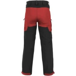 Helikon Hybrid Outback Pants DuraCanvas Crimson Sky / Black -Condo Clothing Shop Helikon hybrid outback pants duracanvas crimsonred black 003