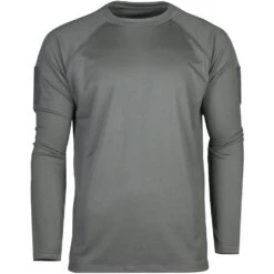 Mil-Tec Tactical Long Sleeve Quick Dry Shirt Urban Gray