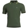 Pentagon Aniketos Polo T-Shirt Stripes SpringBok Green