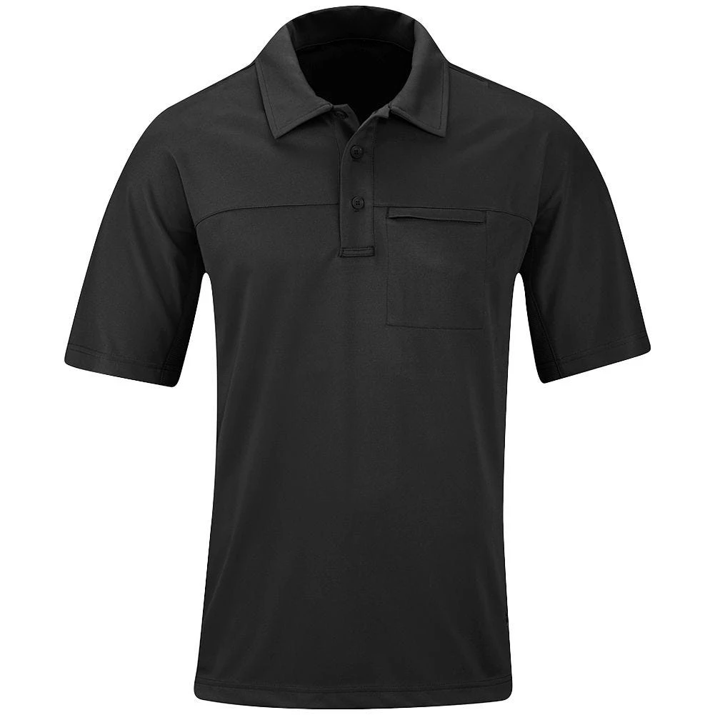 Propper Men's HLX Polo Short Sleeve Black 2 Propper Men's HLX Polo Short Sleeve Black - Image 2