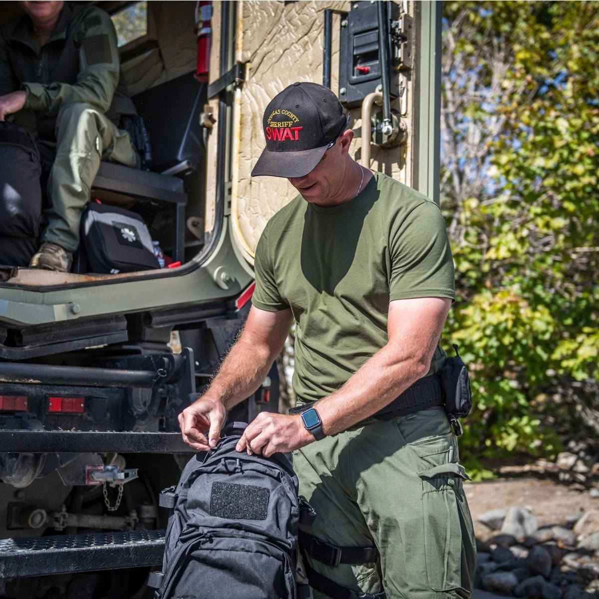 Helikon T-Shirt Slim U.S. Green 5 Helikon T-Shirt Slim U.S. Green - Image 5