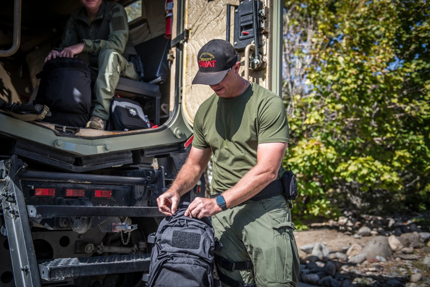 Helikon T-Shirt Slim U.S. Green 4 Helikon T-Shirt Slim U.S. Green - Image 4