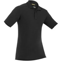 First Tactical Men's Cotton Short Sleeve Polo With Pen Pocket Black