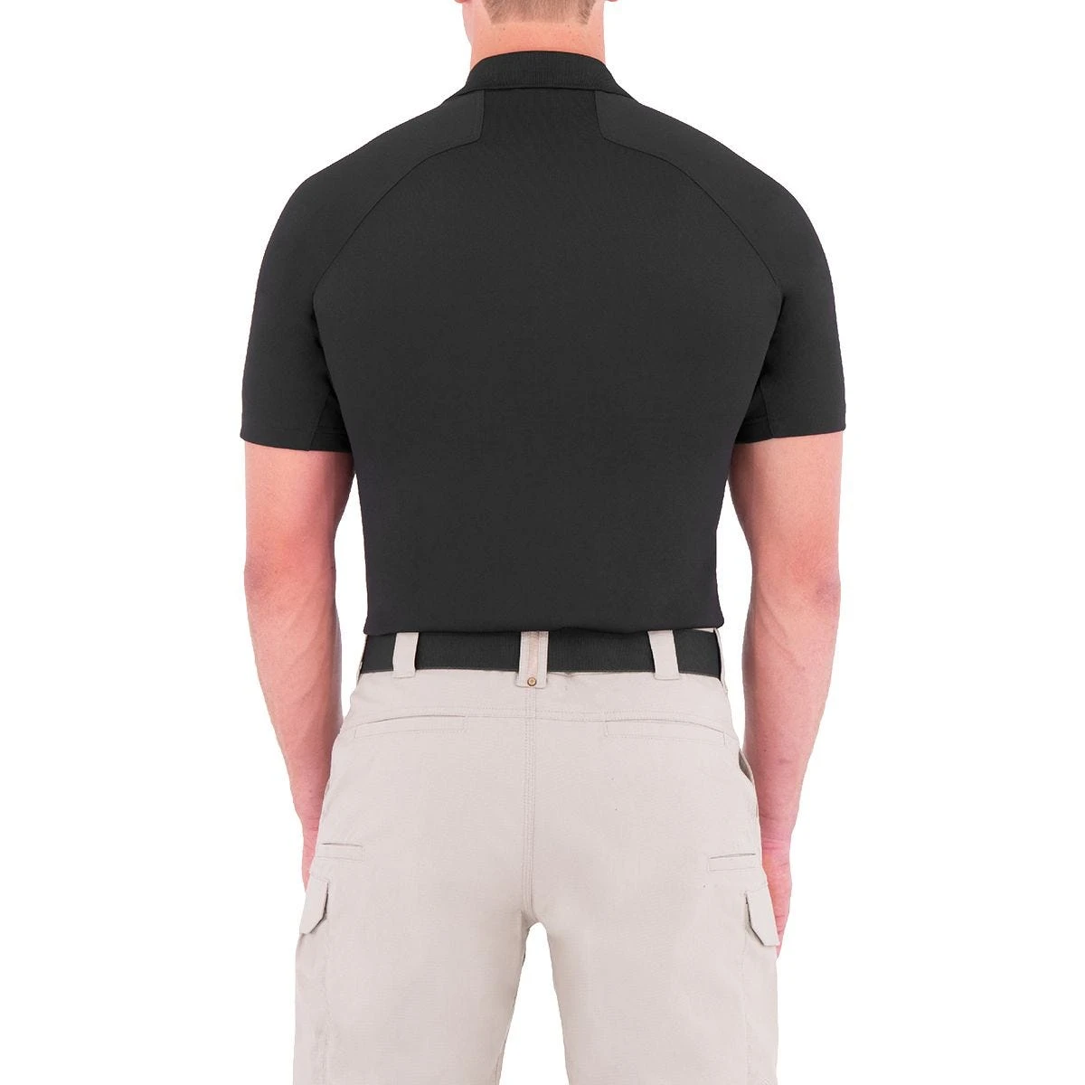 First Tactical Men's Performance Short Sleeve Polo Black 3 First Tactical Men's Performance Short Sleeve Polo Black - Image 3