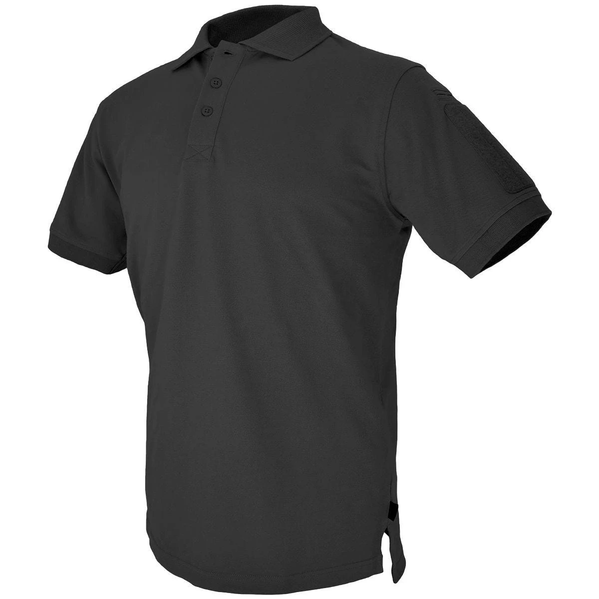 Hazard 4 Undervest Plain Front Battle Polo Shirt Black 1 Hazard 4 Undervest Plain Front Battle Polo Shirt Black