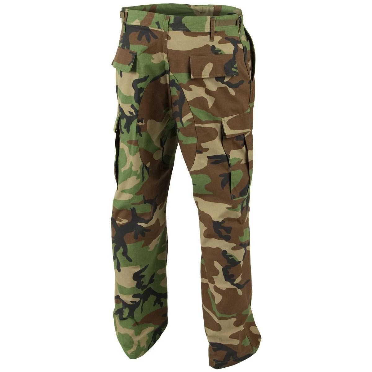Helikon Genuine BDU Trousers Polycotton Ripstop Woodland 2 Helikon Genuine BDU Trousers Polycotton Ripstop Woodland - Image 2