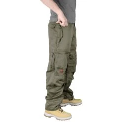 Surplus Infantry Cargo Trousers Olive -Condo Clothing Shop infantry cargo trousers olive 44 1