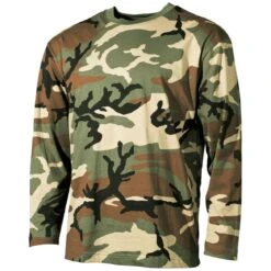 MFH Long Sleeved T-shirt Woodland