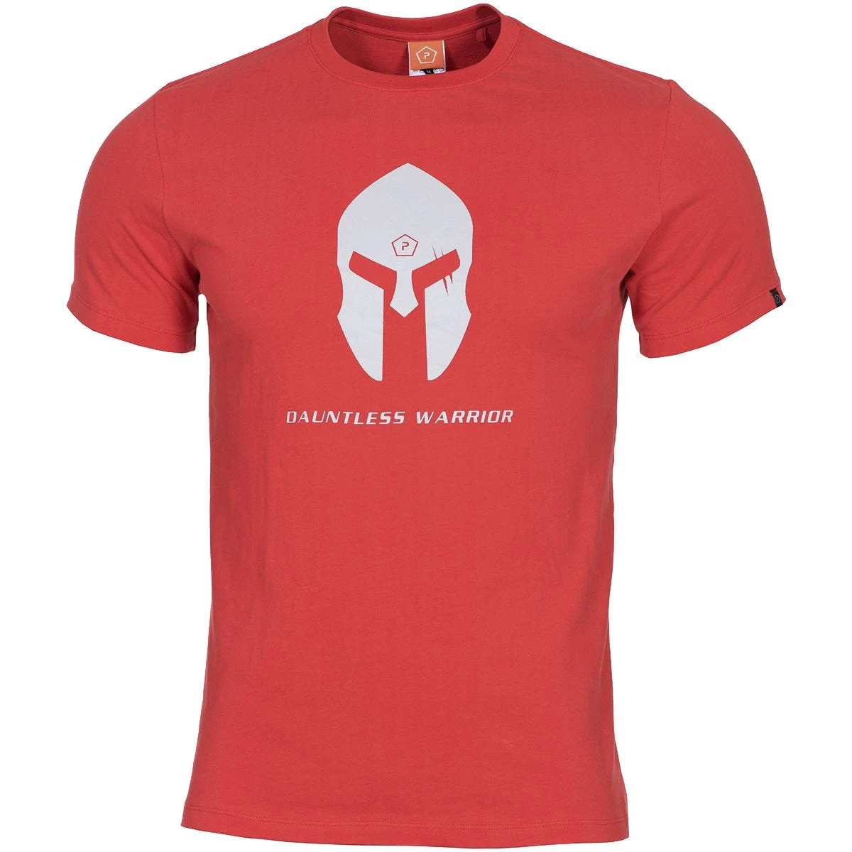 Pentagon Ageron T-Shirt Spartan Helmet Lava Red
