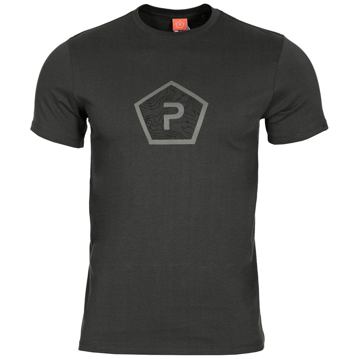 Pentagon Ageron T-Shirt Pentagon Shape Black 1 Pentagon Ageron T-Shirt Pentagon Shape Black