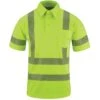 Propper I.C.E. ANSI III Men's Performance Polo Short Sleeve Hi-Viz Yellow