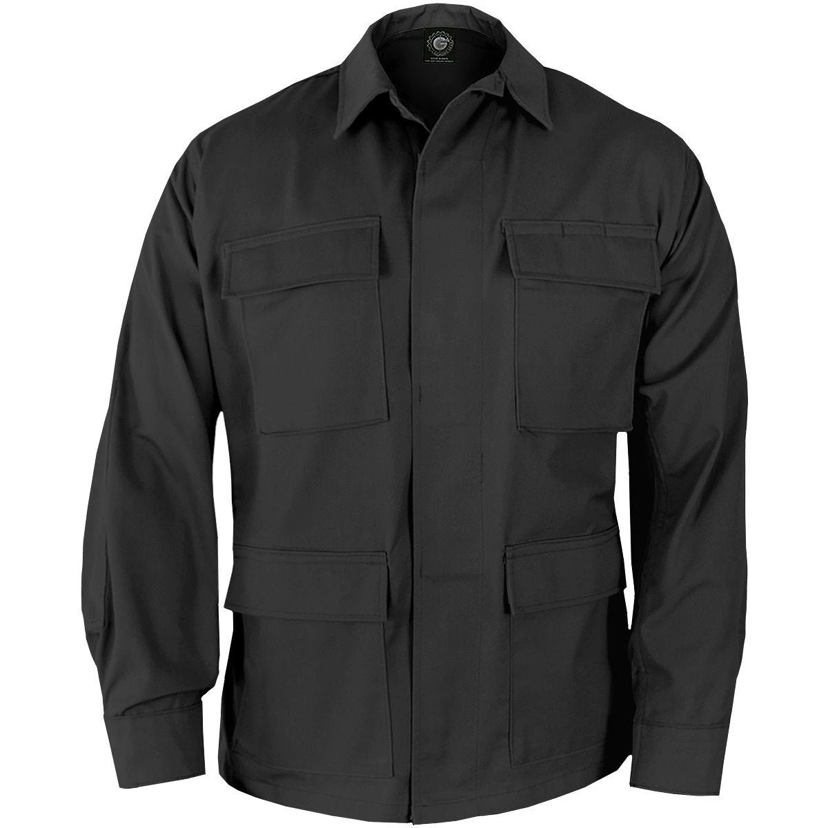 Propper Uniform BDU Coat Polycotton Ripstop Black 1 Propper Uniform BDU Coat Polycotton Ripstop Black