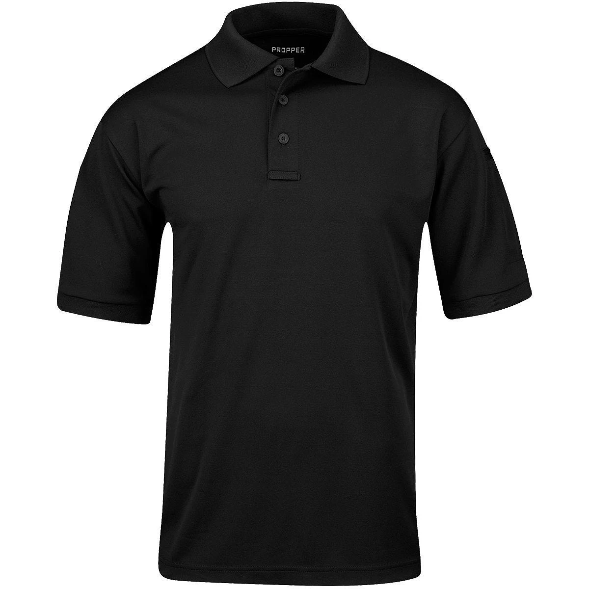 Propper Men's Uniform Short Sleeve Polo Black 1 Propper Men's Uniform Short Sleeve Polo Black