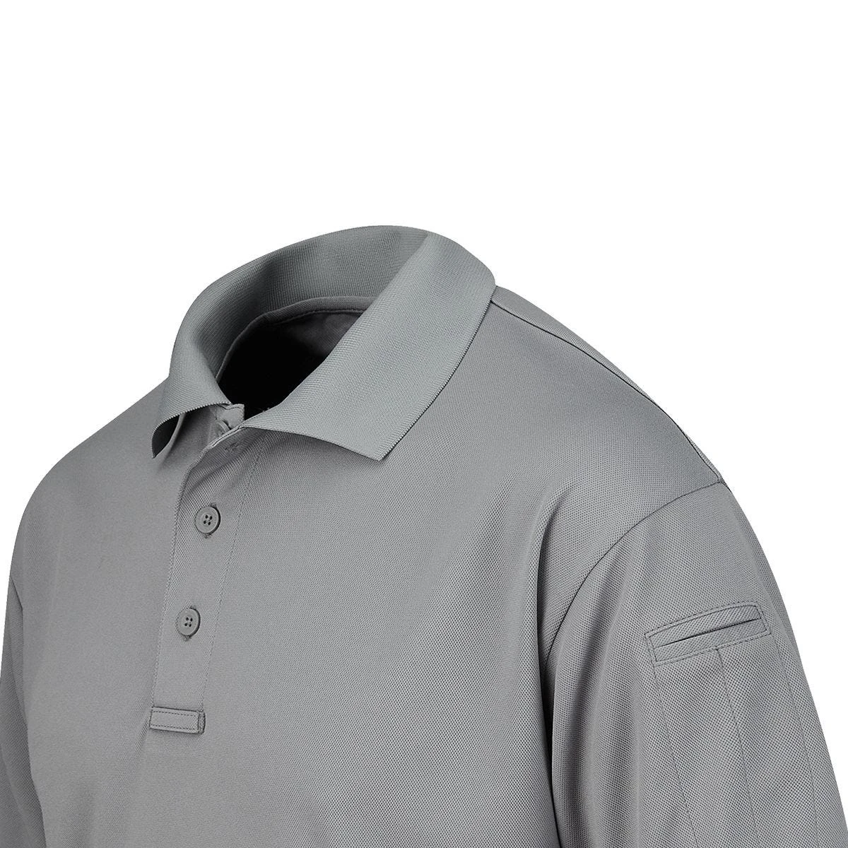 Propper Men's Uniform Short Sleeve Polo Gray 2 Propper Men's Uniform Short Sleeve Polo Gray - Image 2