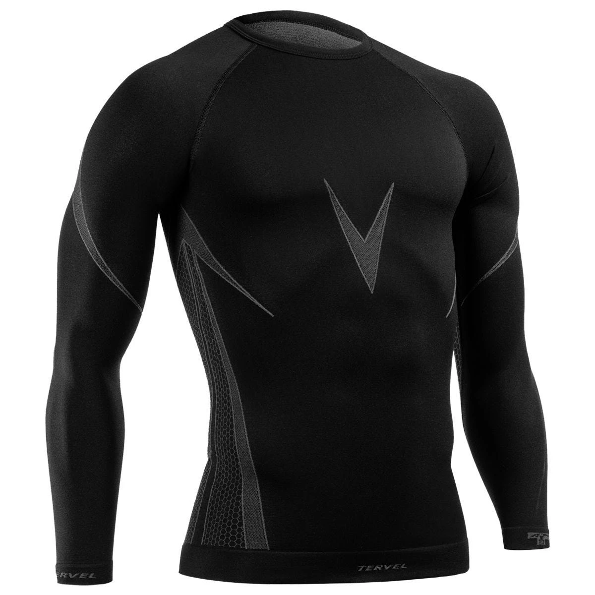 Tervel Optiline Shirt Long Sleeve Black/Grey 1 Tervel Optiline Shirt Long Sleeve Black/Grey