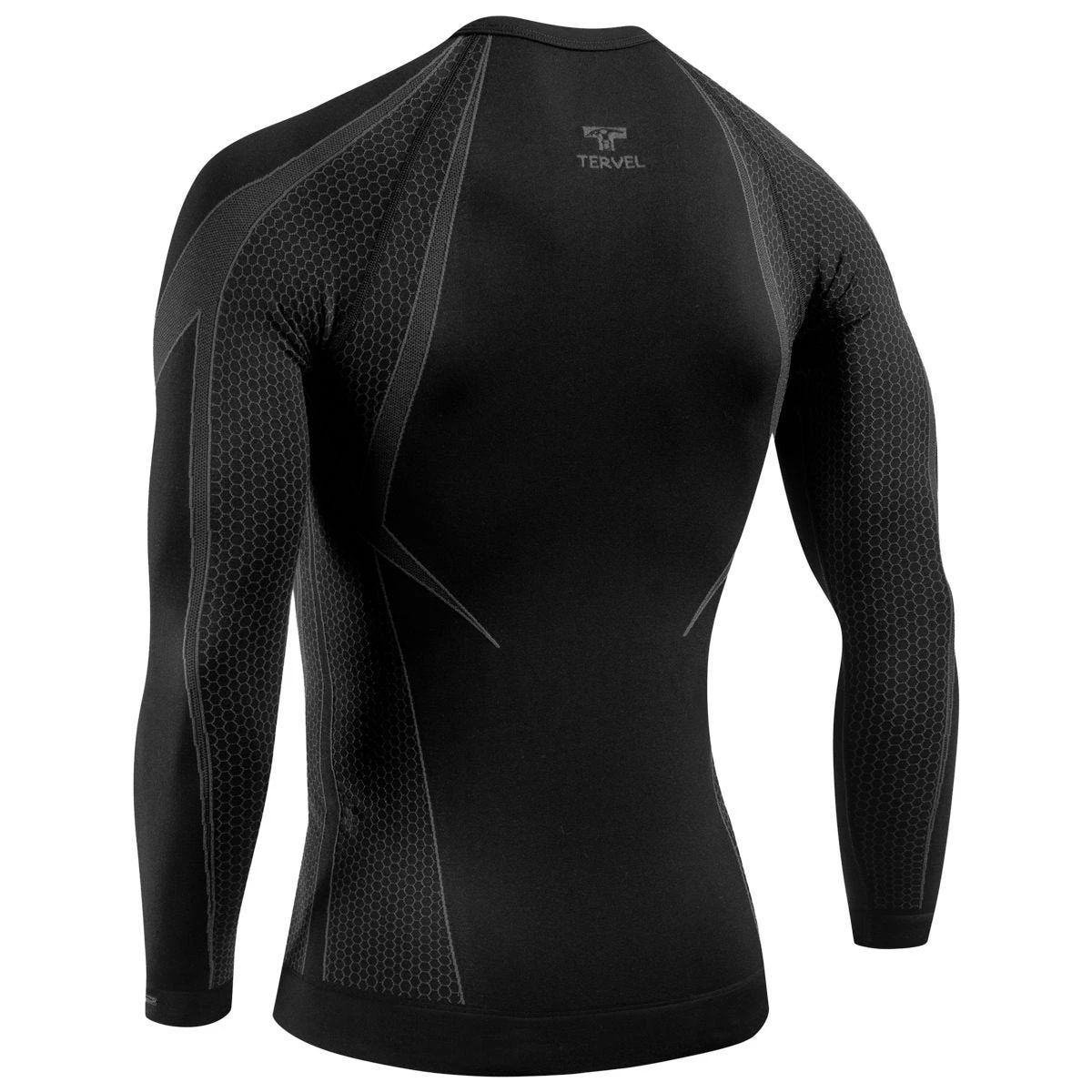 Tervel Optiline Shirt Long Sleeve Black/Grey 2 Tervel Optiline Shirt Long Sleeve Black/Grey - Image 2