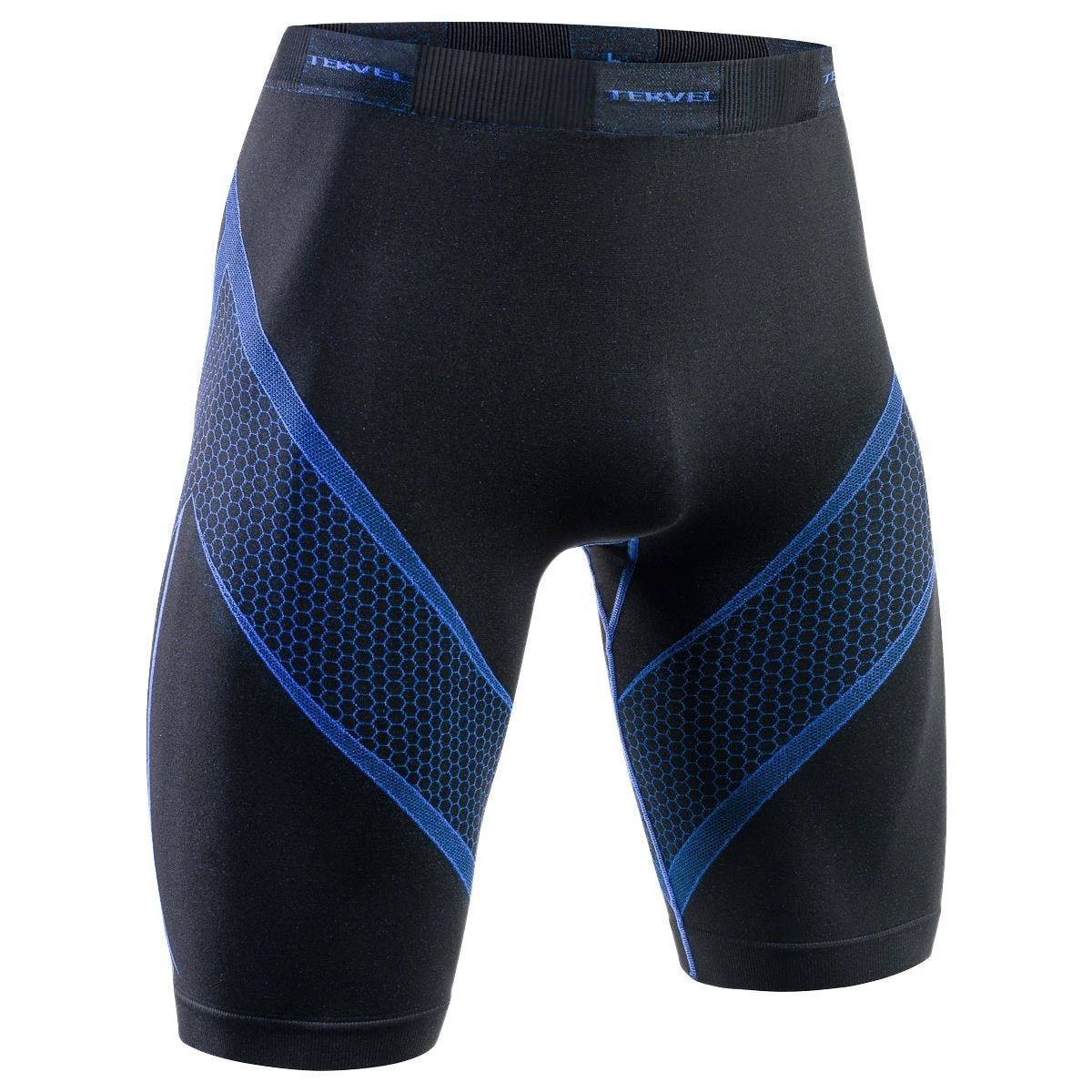 Tervel Optiline Running Shorts Black/Blue 1 Tervel Optiline Running Shorts Black/Blue